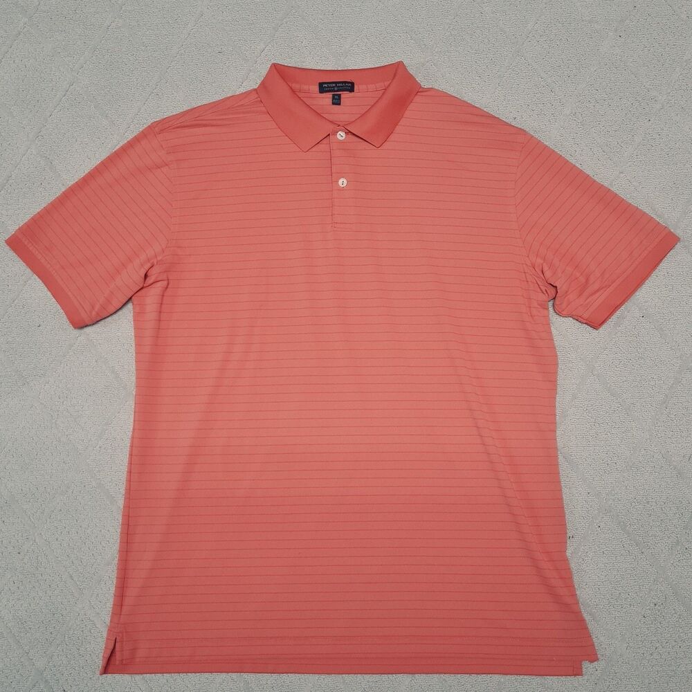 Peter Millar Crown Crafted Polo Shirt Mens XL Golf Preppy Casual Activewear